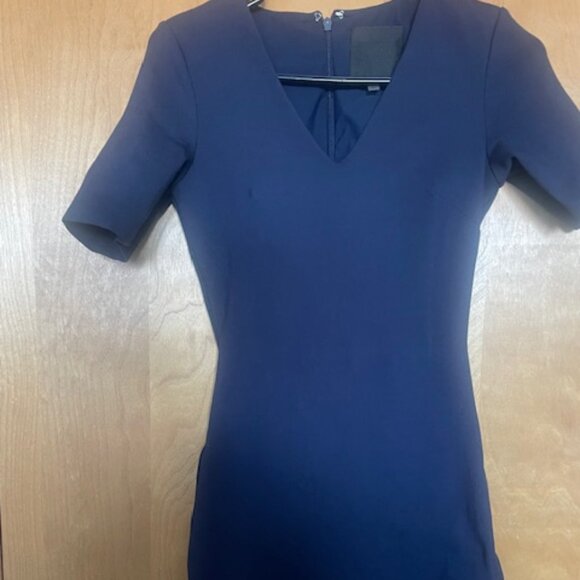 WHBM Aurora Navy Dress - Picture 3 of 4